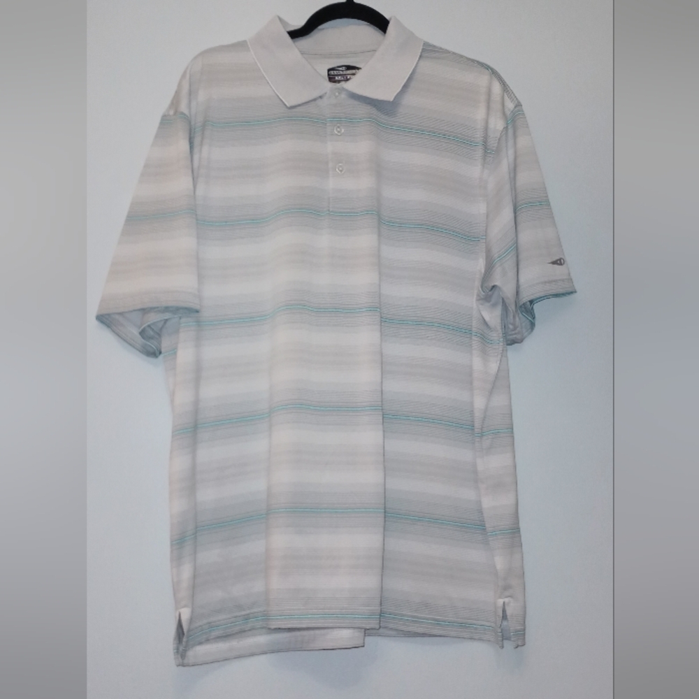 Men's‎ Grand Slam Polo Shirt Classic Striped Design XXL
